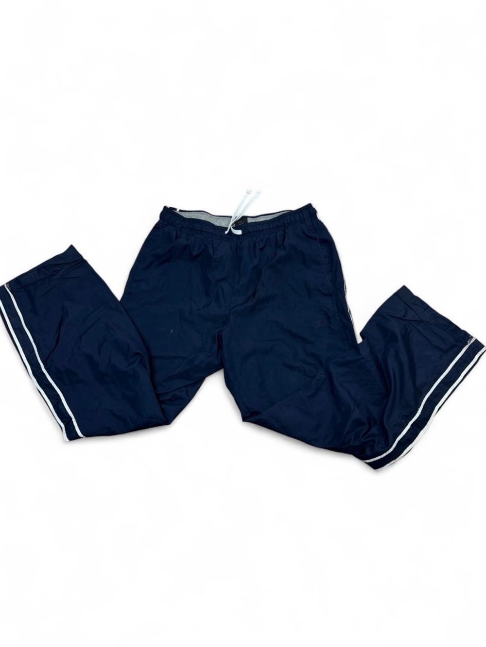 STARTER Navy Sweatpants with White Side Stripe